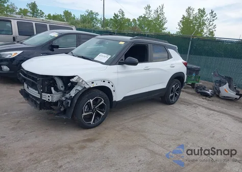 2021 Chevrolet Trailblazer Awd Rs из США, поврежденный, VIN KL79MUSL1MB081642